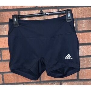 Adidas Climalite Womens  Navy Blue Compression Volleyball Shorts Size Medium